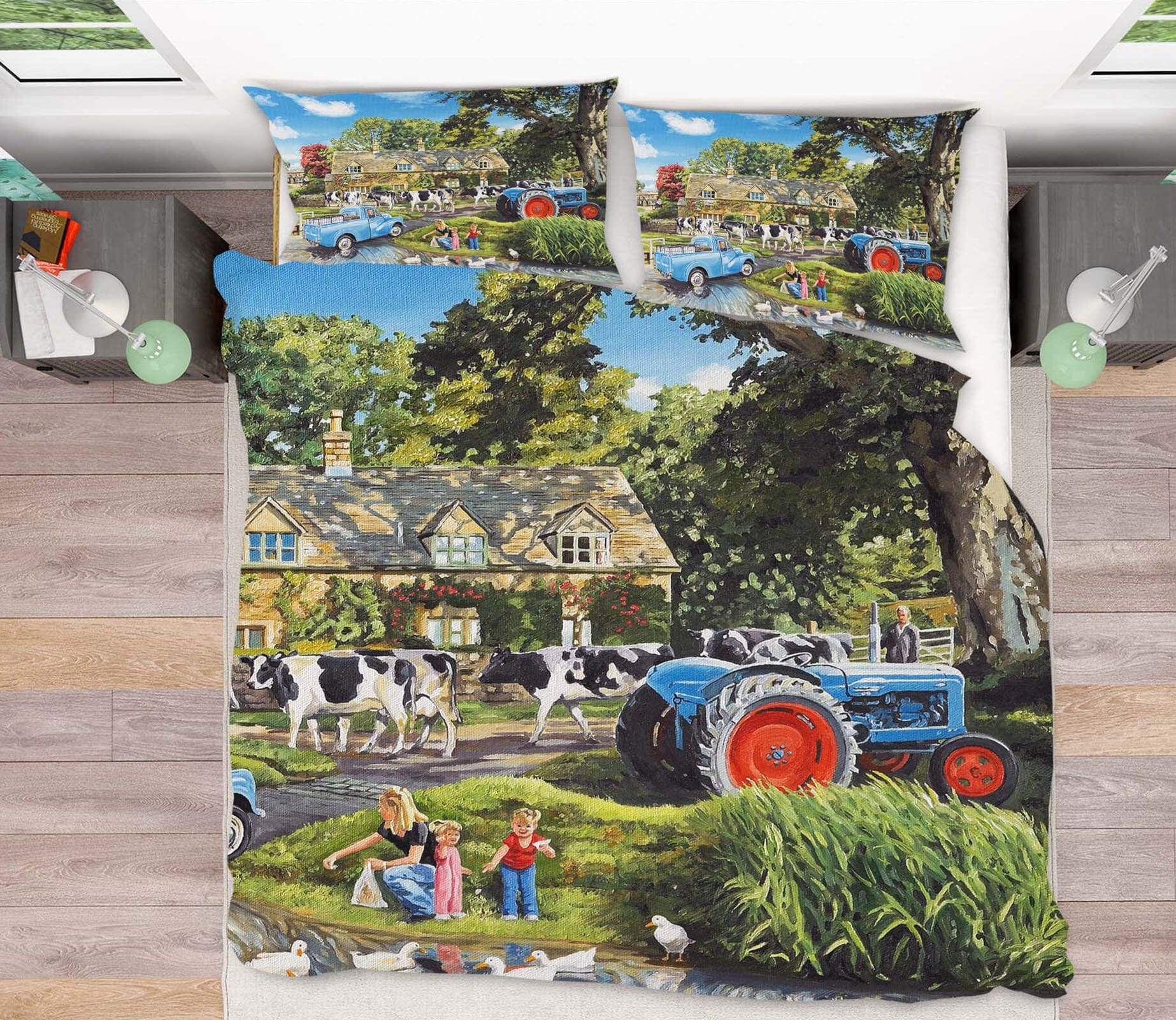 3D Crossing The Ford 2018 Trevor Mitchell bedding Bed Pillowcases Quilt Quiet Covers AJ Creativity Home 