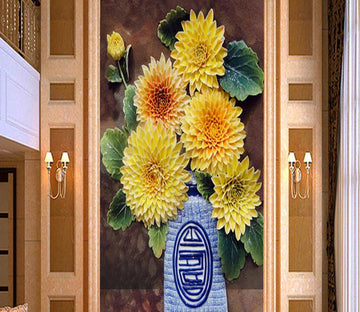 3D Sunflower 481 Wall Murals Wallpaper AJ Wallpaper 2 