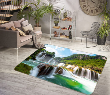 3D Waterfall 77007 Non Slip Rug Mat