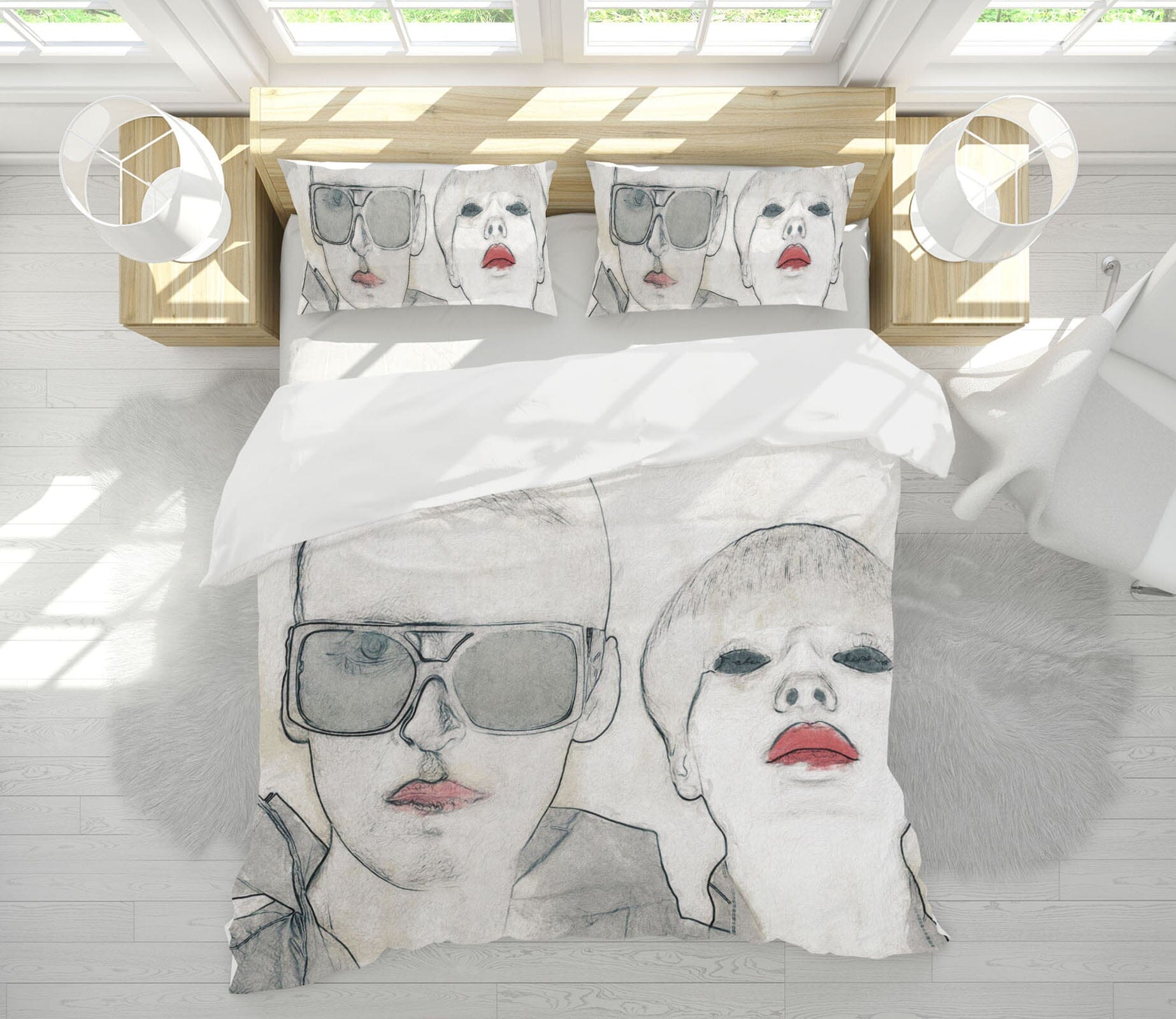 3D Fashion Elite 2008 Marco Cavazzana Bedding Bed Pillowcases Quilt Quiet Covers AJ Creativity Home 