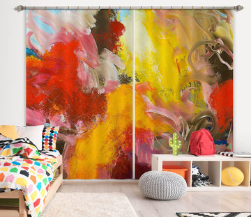 3D Painted Colors 109 Allan P. Friedlander Curtain Curtains Drapes Curtains AJ Creativity Home 