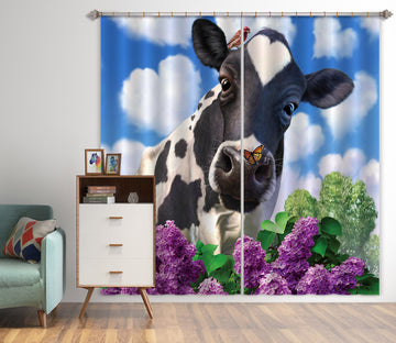 3D Cows 86074 Jerry LoFaro Curtain Curtains Drapes