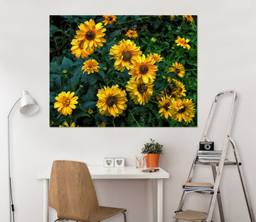3D Sun Flower 133 Jerry LoFaro Wall Sticker Wallpaper AJ Wallpaper 2 