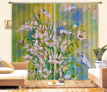 3D Painted Bouquet 2331 Skromova Marina Curtain Curtains Drapes