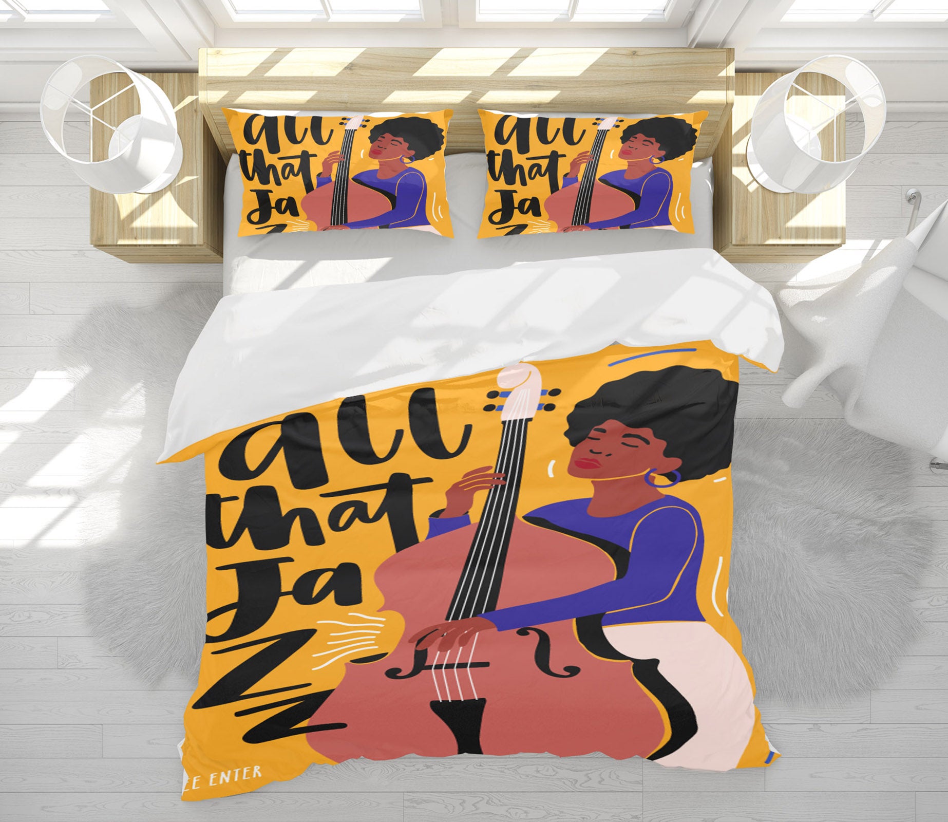 3D Cello 14224 Bed Pillowcases Quilt