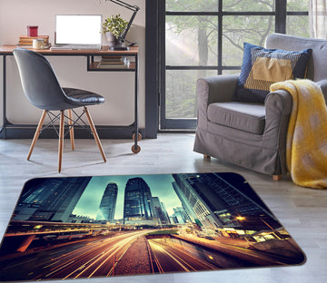 3D Road Building 77105 Non Slip Rug Mat