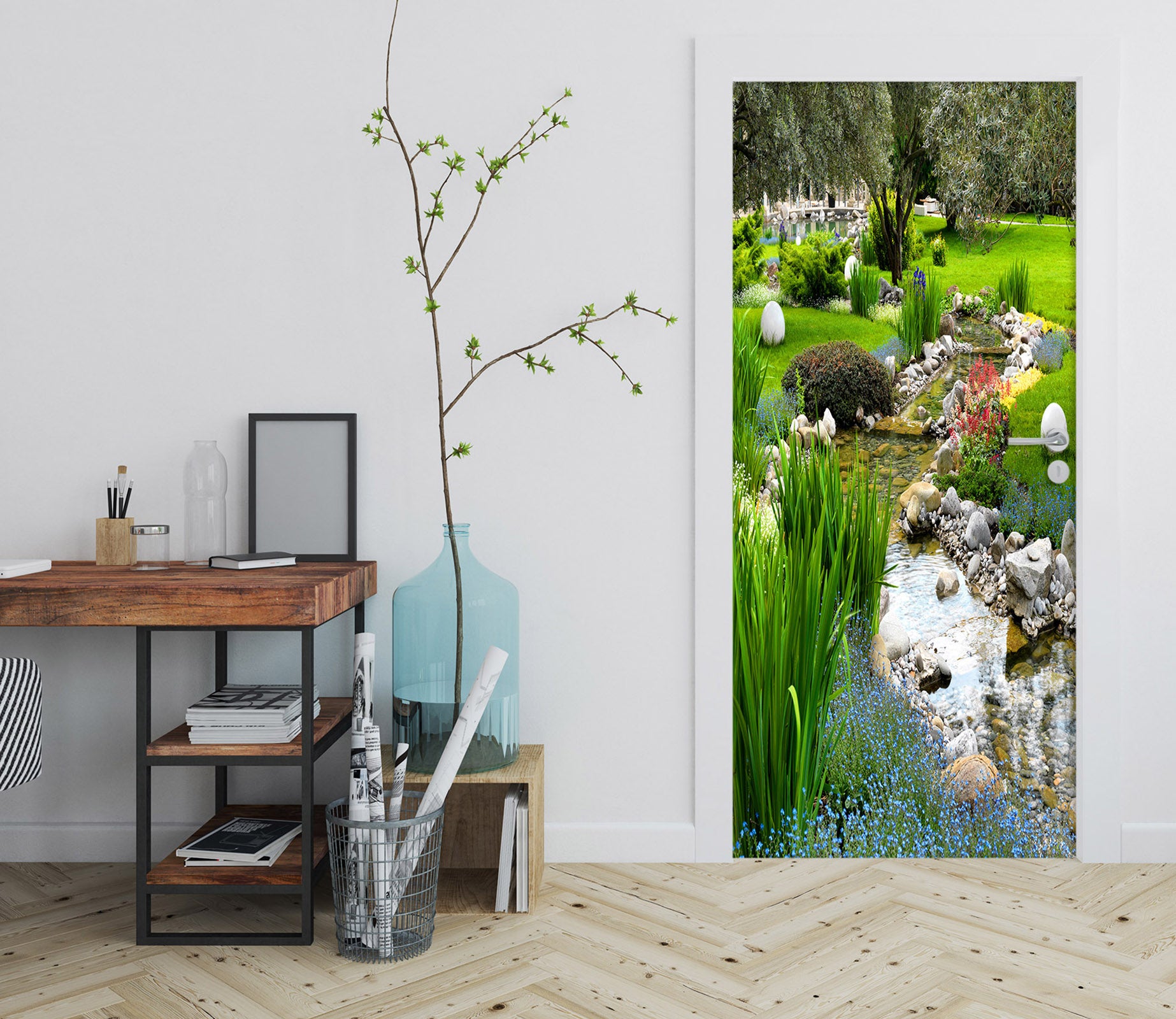 3D Grass 25082 Door Mural