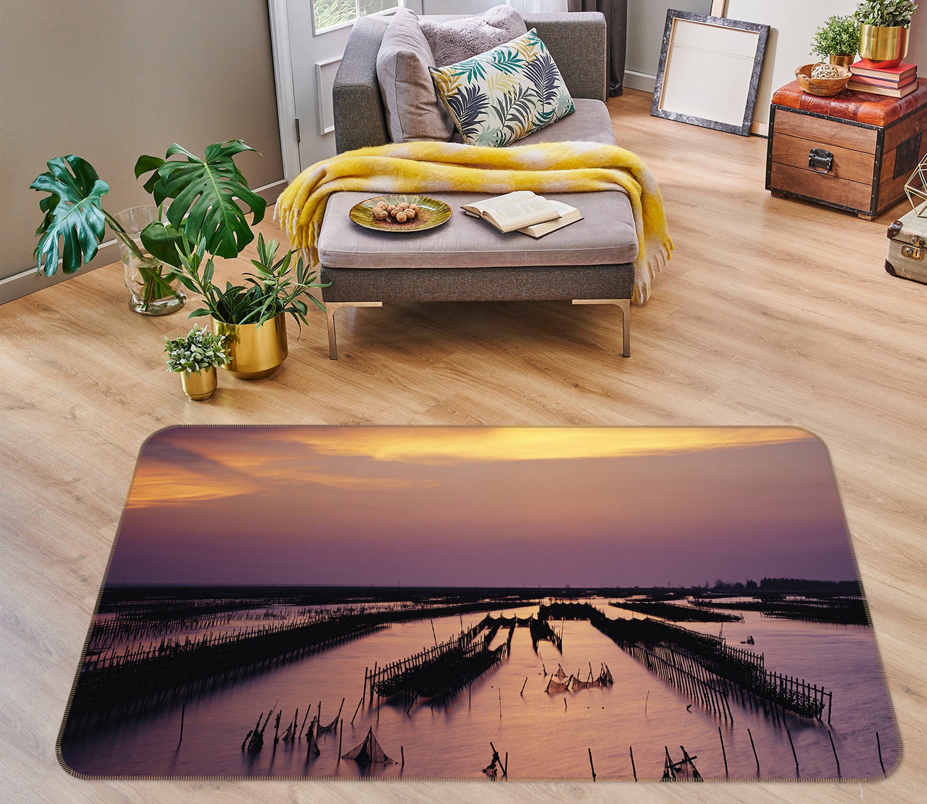 3D Pond 75269 Non Slip Rug Mat