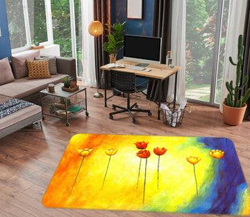 3D Flowers 76002 Non Slip Rug Mat