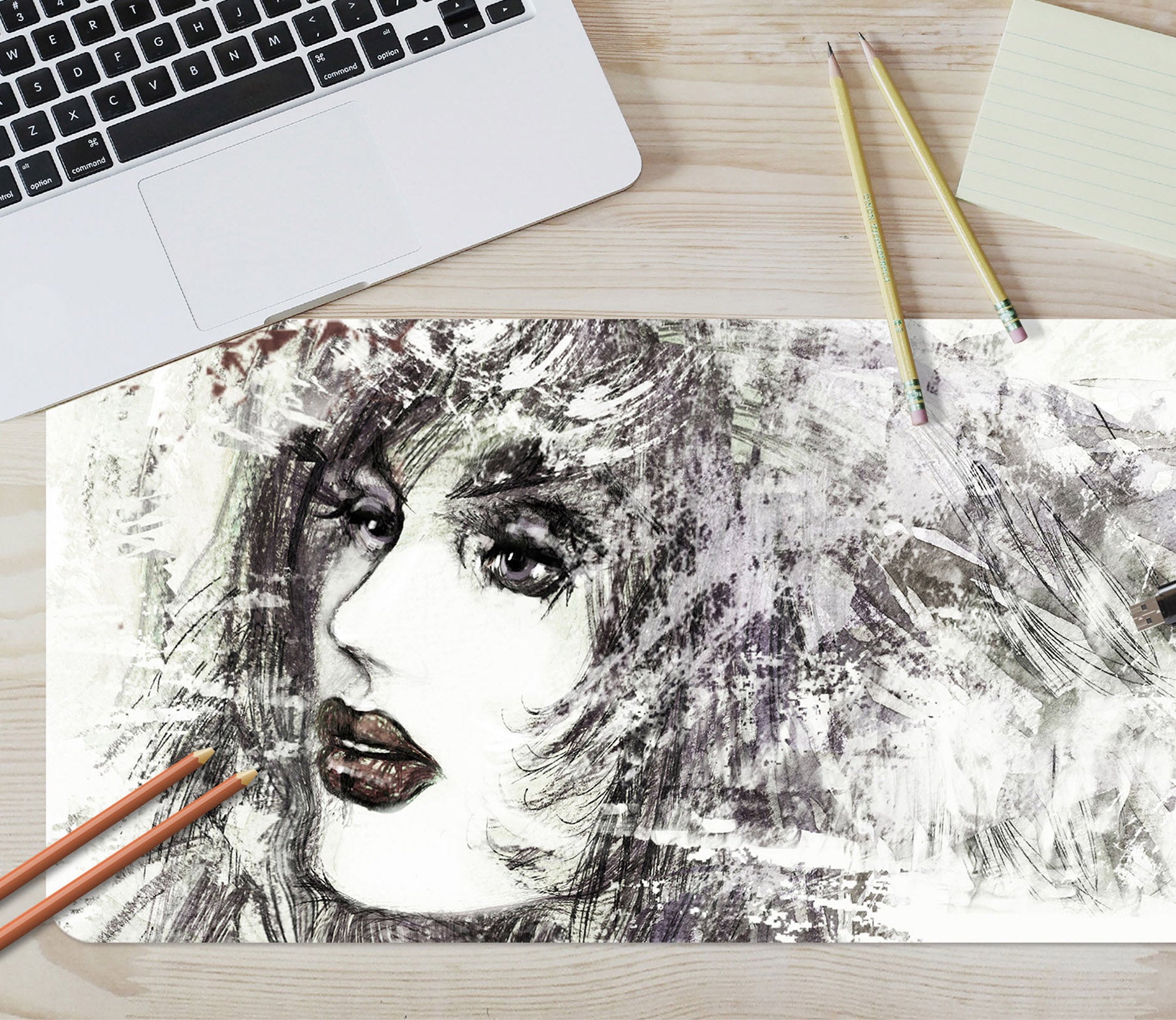 3D Female 17110 Desk Mat