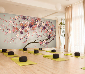 3D Gradient Flower 089 Wall Murals Wallpaper AJ Wallpaper 2 