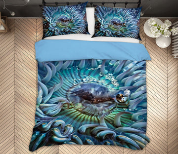 3D Tidepool Treasure 2135 Kathy Barefield Bedding Bed Pillowcases Quilt Quiet Covers AJ Creativity Home 