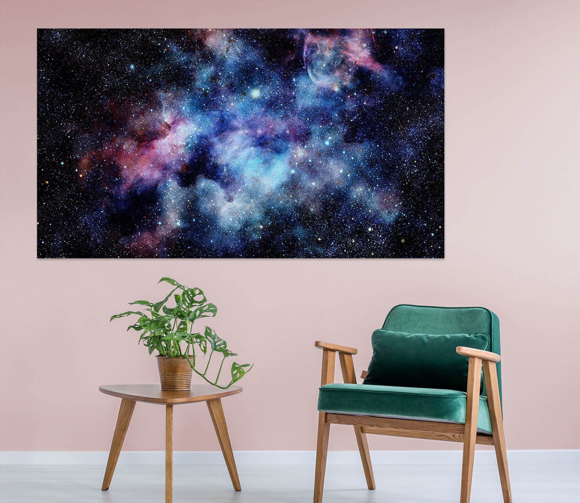 3D Blue Galaxy 1090 Wall Sticker Wallpaper AJ Wallpaper 2 