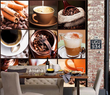 3D Coffee Aroma 1083 Wall Murals Wallpaper AJ Wallpaper 2 