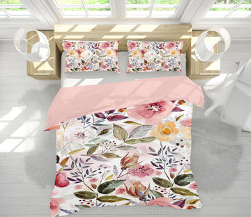 3D Pink Flower 18169 Uta Naumann Bedding Bed Pillowcases Quilt