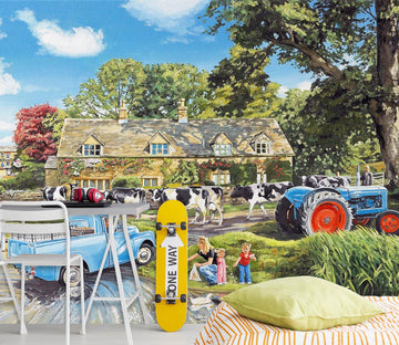 3D Crossing The Ford 1017 Trevor Mitchell Wall Mural Wall Murals Wallpaper AJ Wallpaper 2 