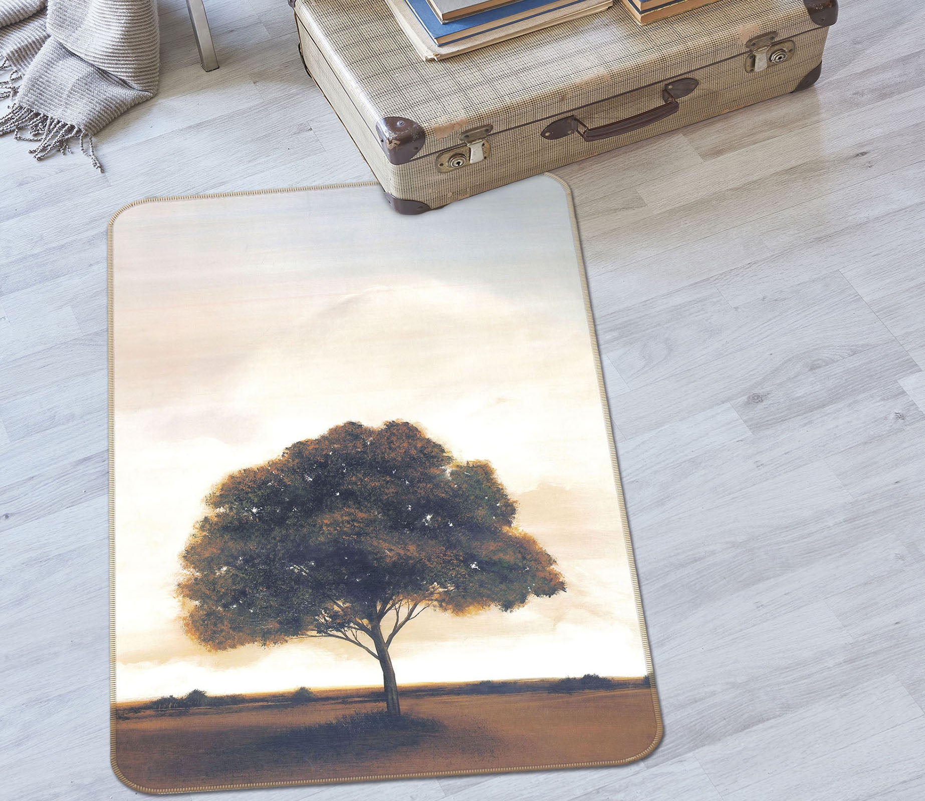 3D Tree 32181 Non Slip Rug Mat