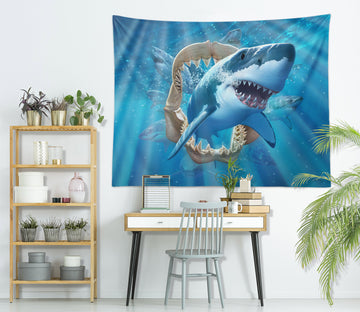3D Shark 111131 Jerry LoFaro Tapestry Hanging Cloth Hang