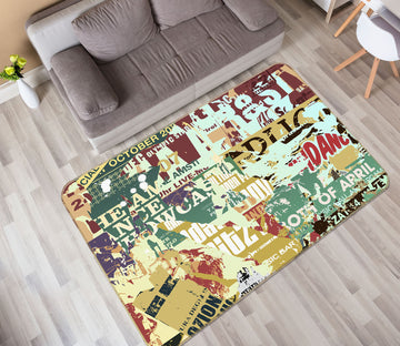 3D Pattern 35210 Non Slip Rug Mat
