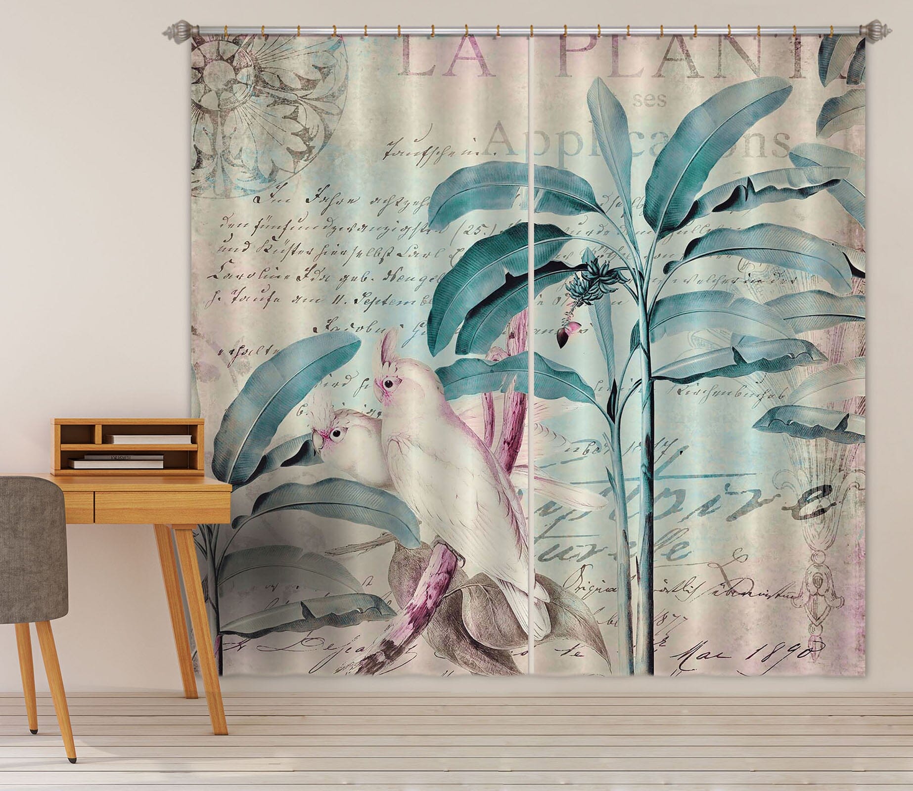 3D White Bird 072 Andrea haase Curtain Curtains Drapes Curtains AJ Creativity Home 