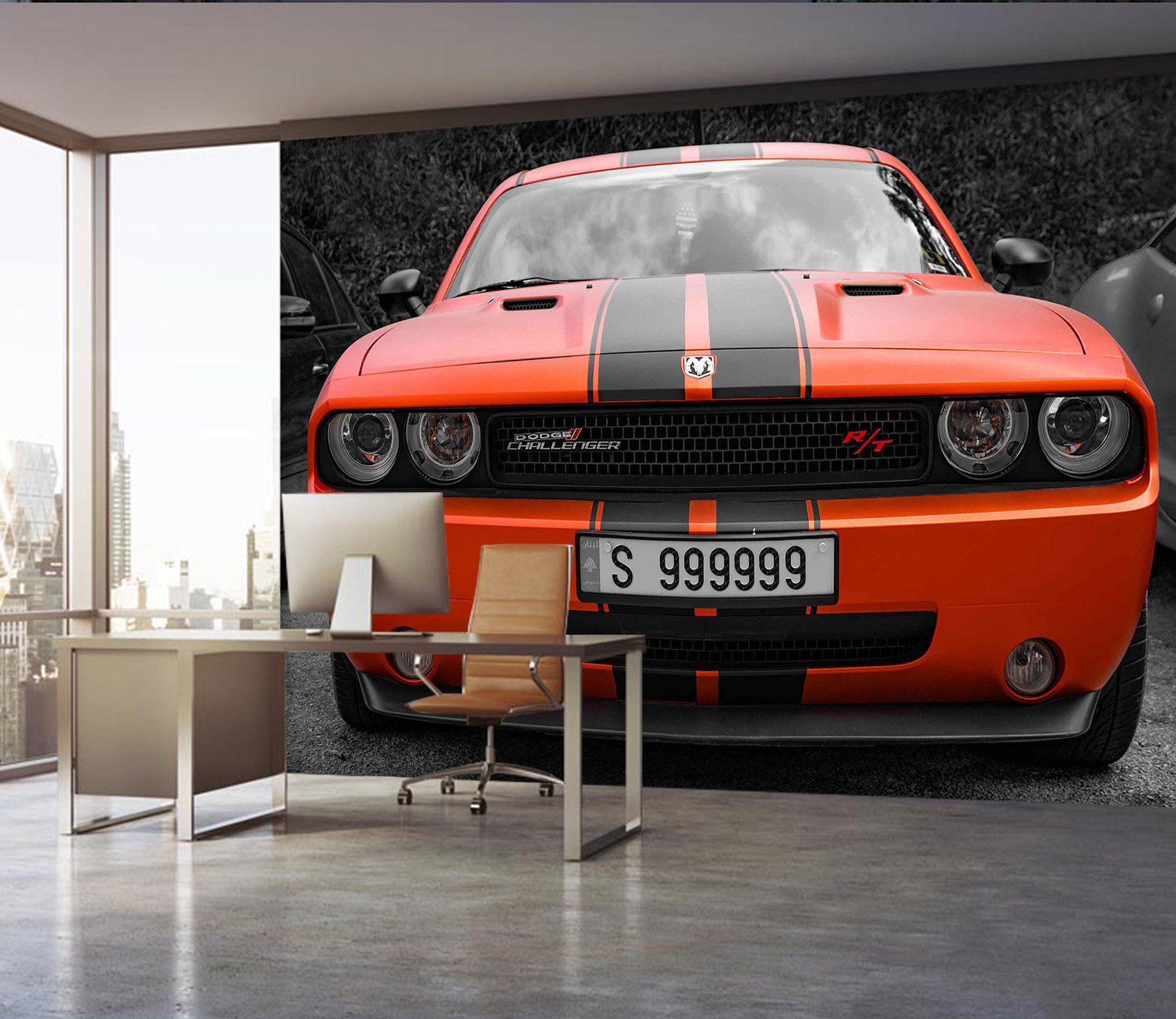 3D Black Red Car 955 Vehicle Wall Murals Wallpaper AJ Wallpaper 2 
