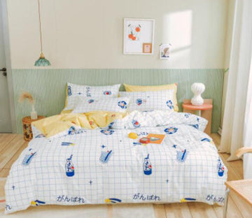 3D Glass Bottle 40073 Bed Pillowcases Quilt
