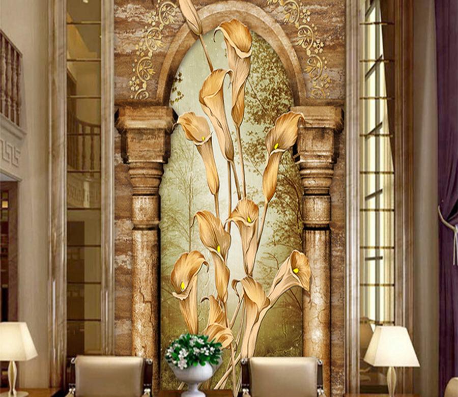 3D Flower 437 Wall Murals Wallpaper AJ Wallpaper 2 