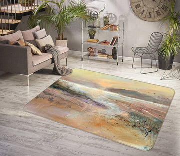3D Mountain Scenery 1002 Anne Farrall Doyle Rug Non Slip Rug Mat Mat AJ Creativity Home 