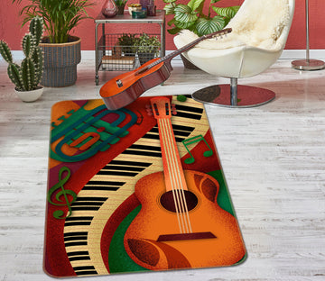 3D Musical Instrument 35248 Non Slip Rug Mat