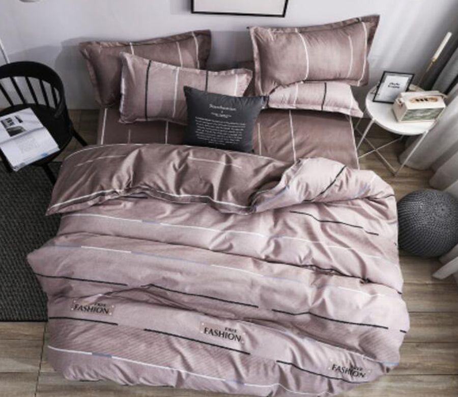 3D Brown Gradient 5157 Bed Pillowcases Quilt