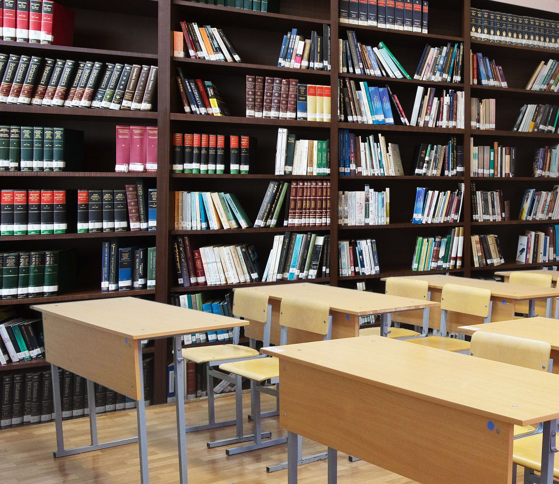 3D bookshelves 12 Wall Murals Wallpaper AJ Wallpaper 2 