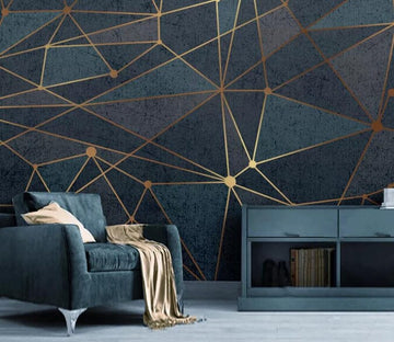 3D Golden Triangle 2745 Wall Murals Wallpaper AJ Wallpaper 2 