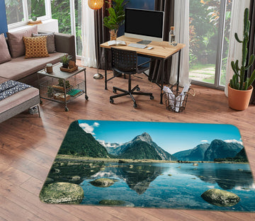 3D Mountains 29173 Non Slip Rug Mat