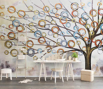 3D Painted Tree WC106 Wall Murals