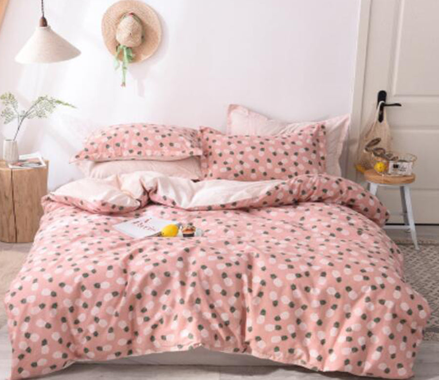 3D Pink Pineapple 30188 Bed Pillowcases Quilt