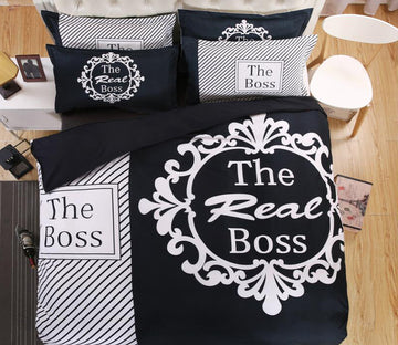 3D Black And White 1022 Bed Pillowcases Quilt