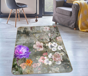 3D Flowers 30230 Non Slip Rug Mat