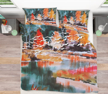 3D Color Texture 16036 Bed Pillowcases Quilt