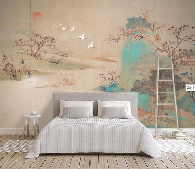 3D Forest Sun 533 Wall Murals Wallpaper AJ Wallpaper 2 
