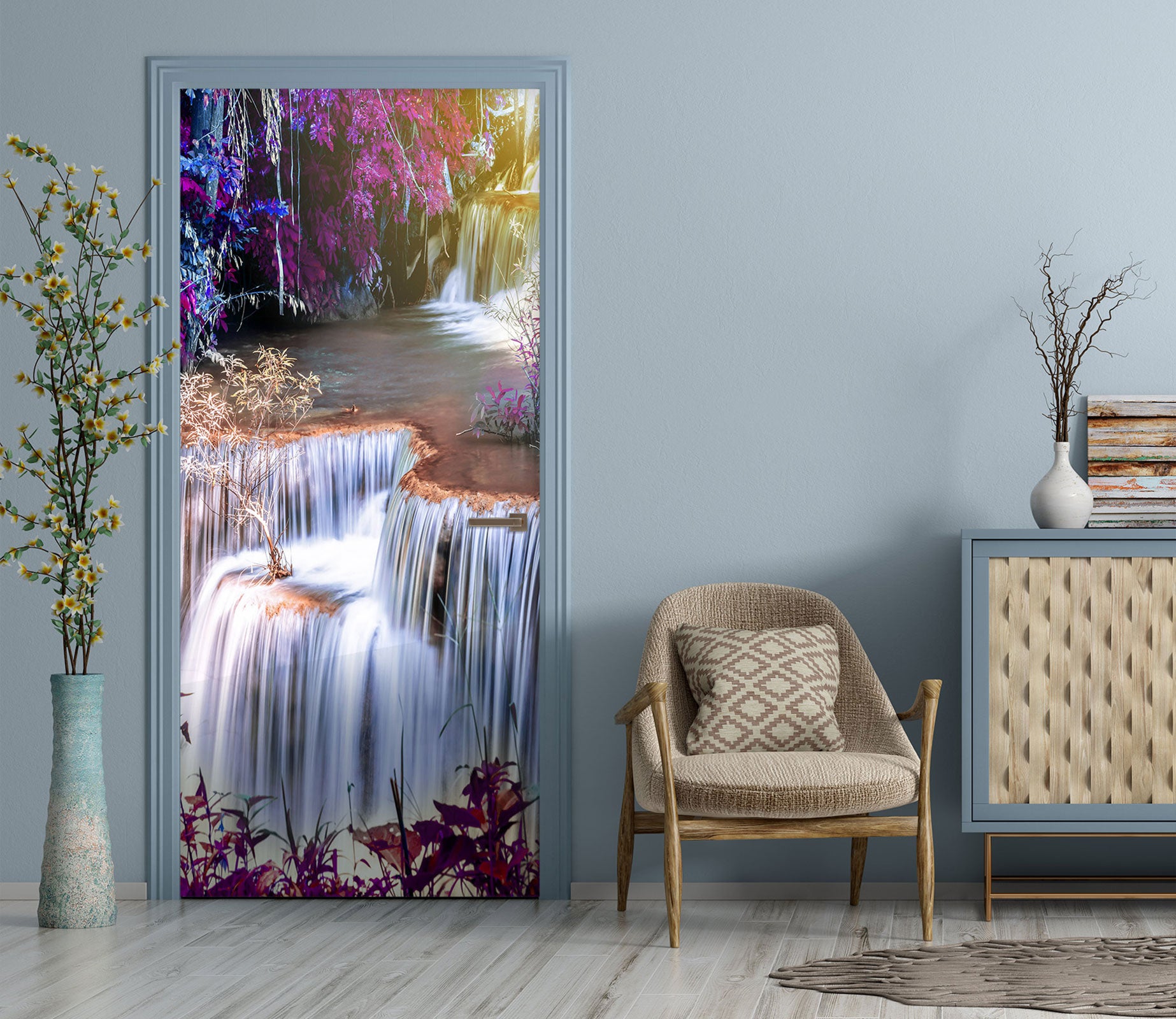 3D Waterfall 24147 Door Mural