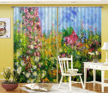 3D Flowers Everywhere 048 Allan P. Friedlander Curtain Curtains Drapes Curtains AJ Creativity Home 