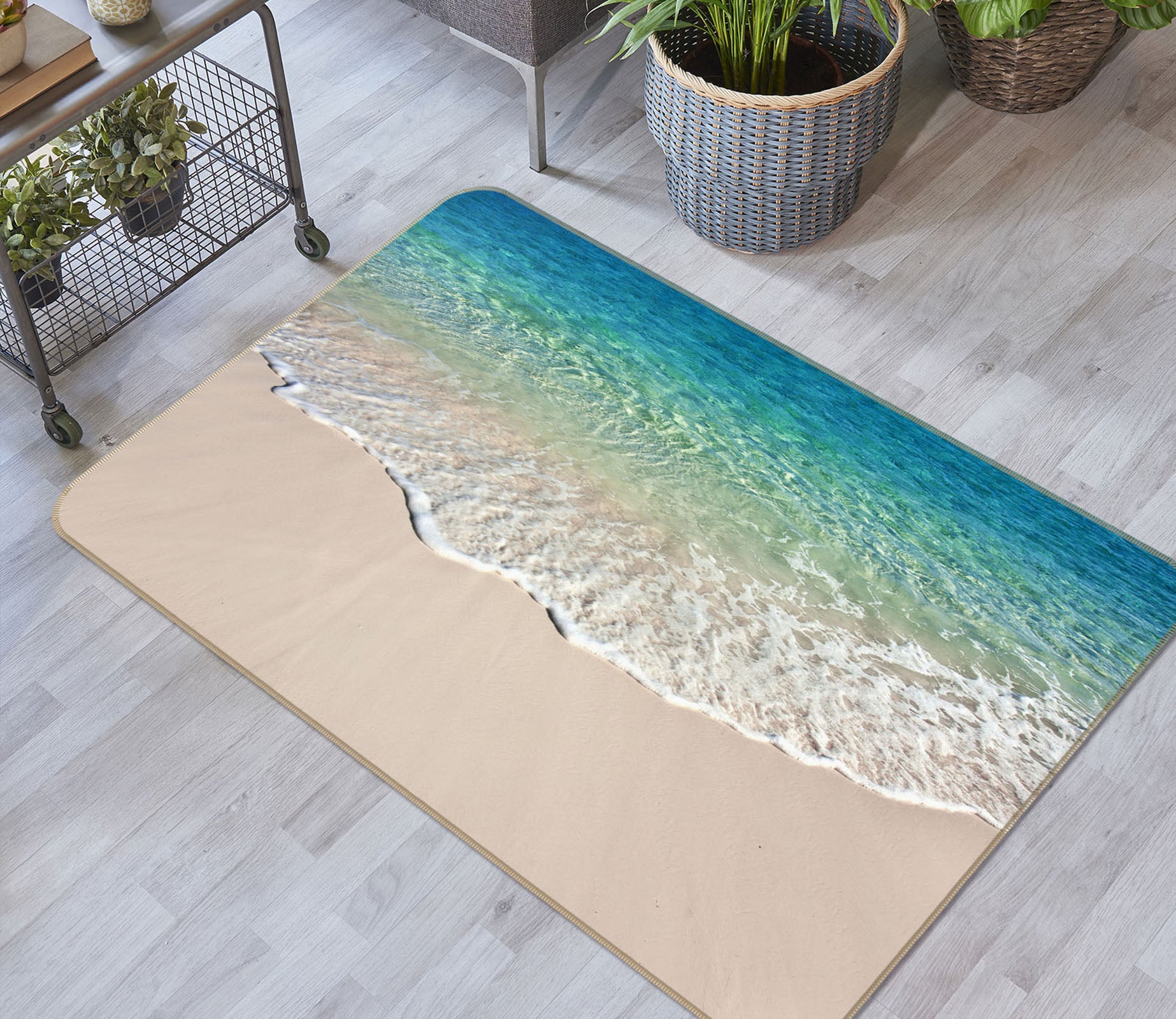 3D Seaside 34130 Non Slip Rug Mat