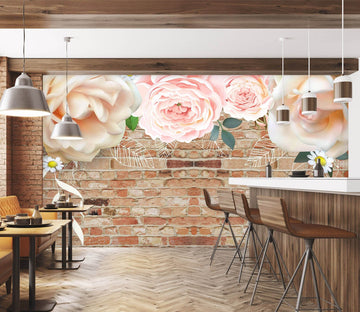 3D Pink Rose 1520 Wall Murals Wallpaper AJ Wallpaper 2 