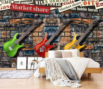 3D Color Guitar 481 Wallpaper AJ Wallpaper 2 