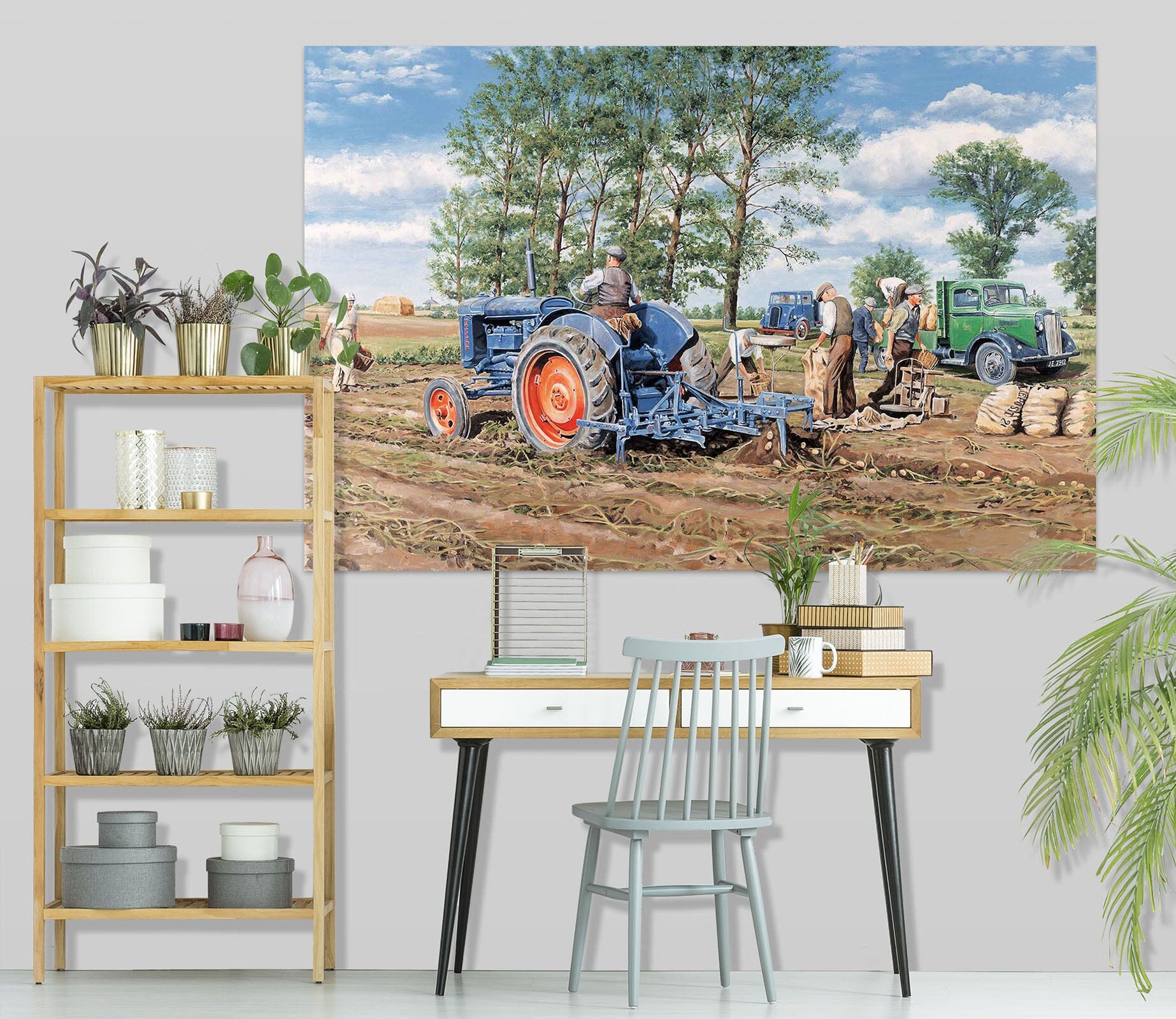 3D Lifting The Crop 046 Trevor Mitchell Wall Sticker Wallpaper AJ Wallpaper 2 