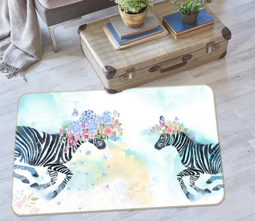 3D Zebra 29117 Non Slip Rug Mat