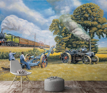 3D In Days Of Steam 1029 Trevor Mitchell Wall Mural Wall Murals Wallpaper AJ Wallpaper 2 