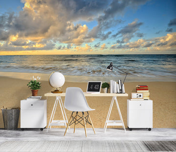 3D Seaside Sky 61163 Kathy Barefield Wall Mural Wall Murals
