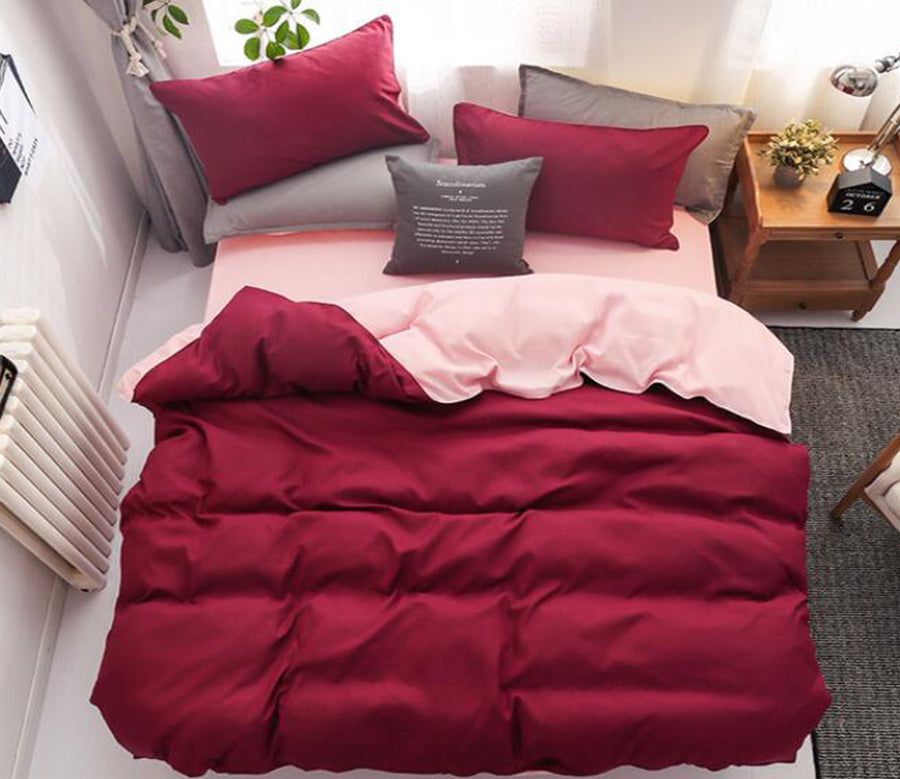 3D Crimson Pink 2129 Bed Pillowcases Quilt