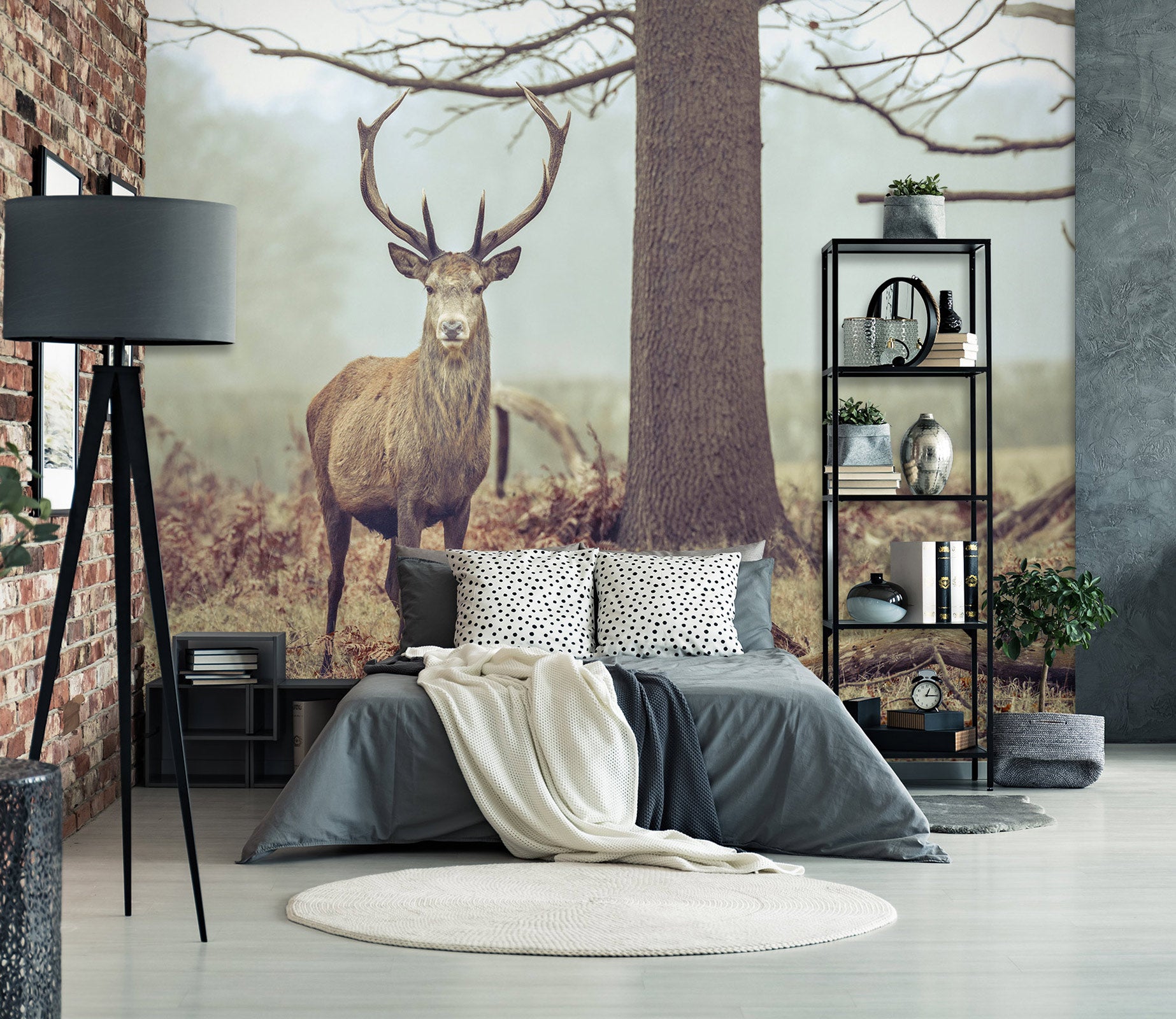3D Animal Elk 6273 Assaf Frank Wall Mural Wall Murals